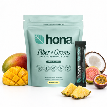 Hona Fiber + Greens Go-Packs, 15 servings