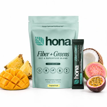 Hona Fiber + Greens Go-Packs, 7 servings