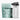 Hona Fiber + Greens package, single serving stick pack, and clear shaker bottle on a white background